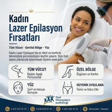 Kadın Lazer Epilasyon